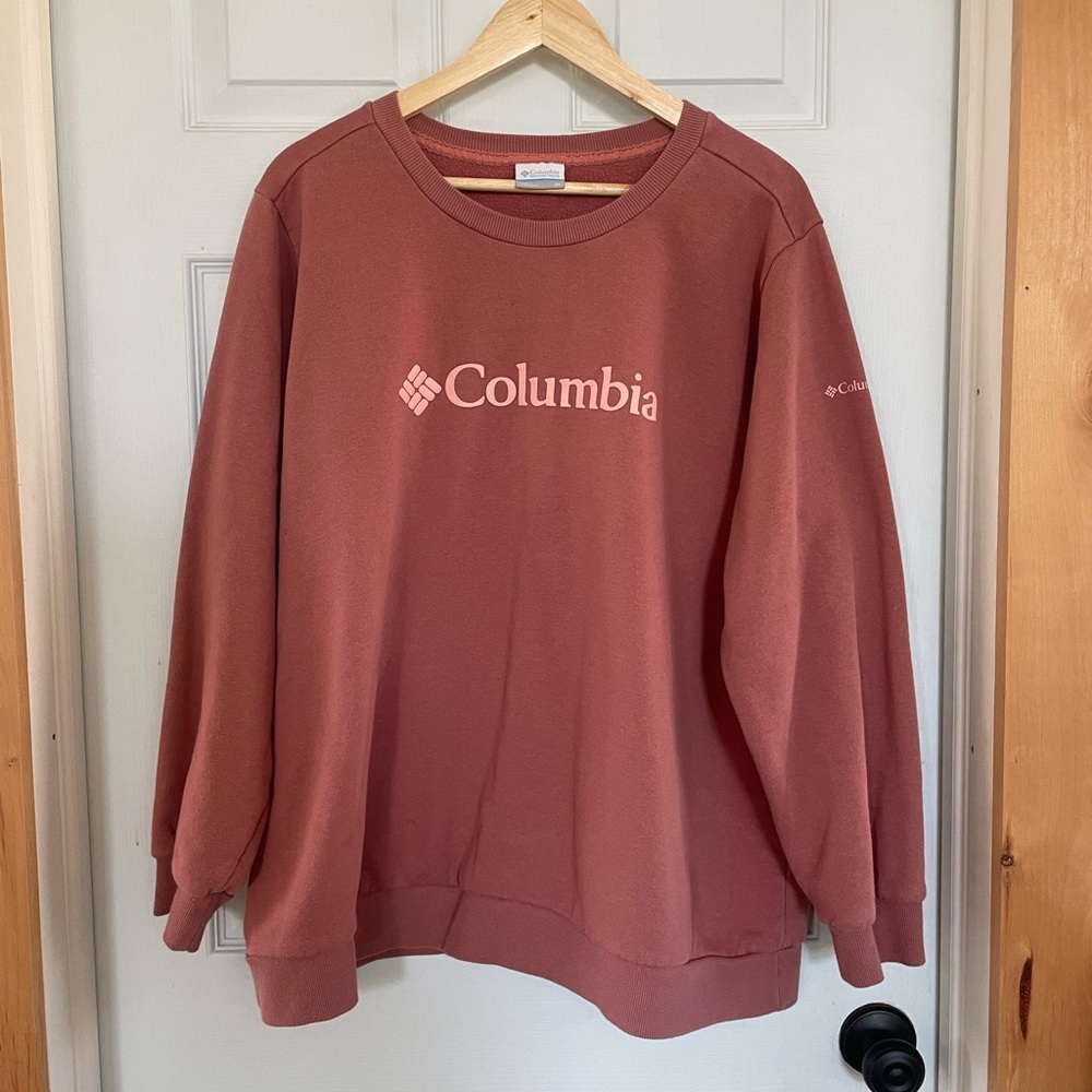 Columbia Women's Fleece-Lined Crewneck Sweatshirt - Dusty Rose